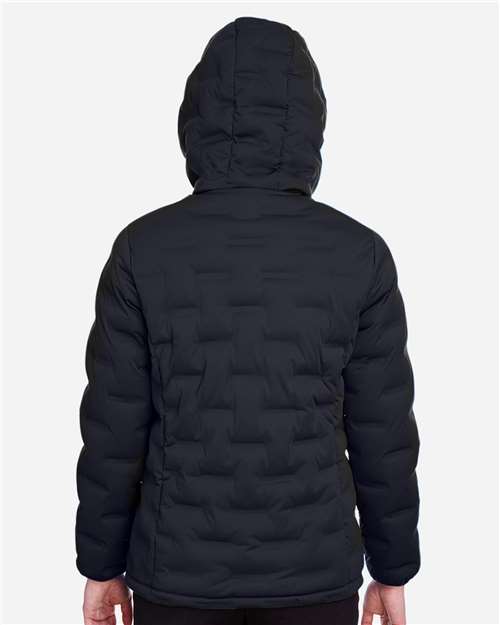 North End NE708W Women's UTK SubDown Loft Puffer Jacket - Black/ Carbon - model back