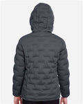 North End NE708W Women's UTK SubDown Loft Puffer Jacket - Carbon/ Black - model back