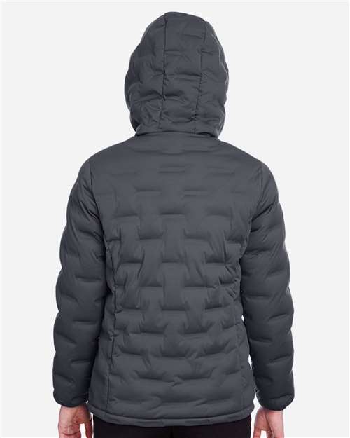 North End NE708W Women's UTK SubDown Loft Puffer Jacket - Carbon/ Black - model back