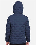 North End NE708W Women's UTK SubDown Loft Puffer Jacket - Classic Navy/ Carbon - model back