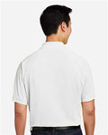 Harriton M208 Men's Charge Snag and Soil Protect Polo - White - model back