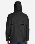Team 365 TT70 Unisex Conquest Jacket with Mesh Lining - Black - model back