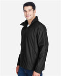 Team 365 TT70 Unisex Conquest Jacket with Mesh Lining - Black - model side
