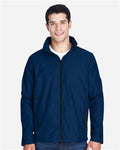 Team 365 TT70 Unisex Conquest Jacket with Mesh Lining - Sport Dark Navy - model front