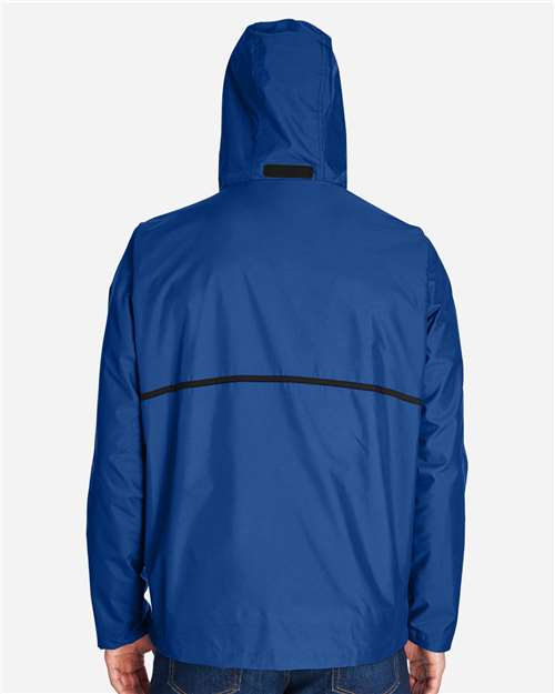 Team 365 TT70 Unisex Conquest Jacket with Mesh Lining - Sport Royal - model back