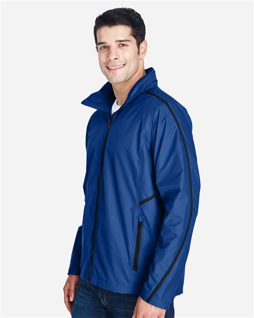 Team 365 TT70 Unisex Conquest Jacket with Mesh Lining - Sport Royal - model side