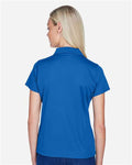 Harriton M315W Women's Polyester Jersey Polo - True Royal - model back