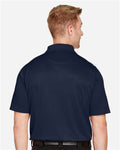 Harriton M348T Men's Tall Advantage Snag Protection Plus IL Polo - Dark Navy - model back