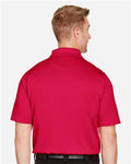Harriton M348T Men's Tall Advantage Snag Protection Plus IL Polo - Red - model back