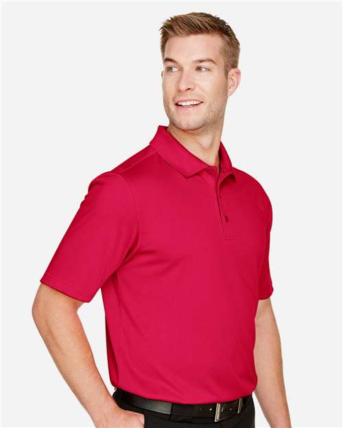 Harriton M348T Men's Tall Advantage Snag Protection Plus IL Polo - Red - model side