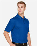 Harriton M348T Men's Tall Advantage Snag Protection Plus IL Polo - True Royal - model side