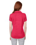 Puma Golf 597695 Women's Cloudspun Free V-neck Polo - Teaberry Heather - model back
