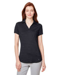 Puma Golf 597695 Women's Cloudspun Free V-neck Polo - Puma Black Heather - model front