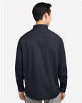Harriton M585L Men's Advantage IL Workshirt - Black - model back