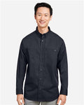 Harriton M585L Men's Advantage IL Workshirt - Black - model front