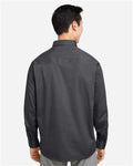 Harriton M585L Men's Advantage IL Workshirt - Dark Charcoal - model back