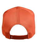 Team 365 TT801 Zone Performance Cap by Yupoong - Sport Orange - back