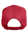 Team 365 TT801 Zone Performance Cap by Yupoong - Sport Red - back