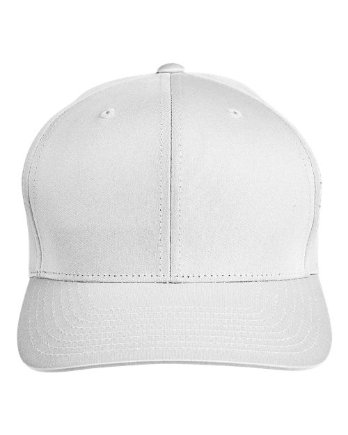 Team 365 TT801 Zone Performance Cap by Yupoong - White - front