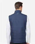Zero Restriction W1008 Men's Lightweight Hybrid Vest - Navy - model back