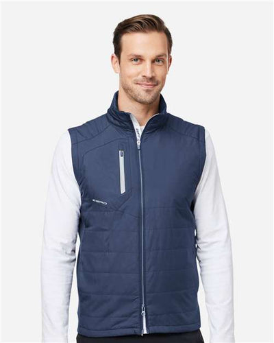 Zero Restriction W1008 Men's Lightweight Hybrid Vest - Navy - model front