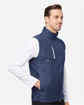 Zero Restriction W1008 Men's Lightweight Hybrid Vest - Navy - model side