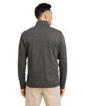 vineyard vines K004693 Men's Bluffs Quarter-Zip Pullover - Grey Harbor - model back
