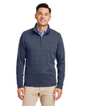 vineyard vines K004693 Men's Bluffs Quarter-Zip Pullover - Nautical Navy - model front