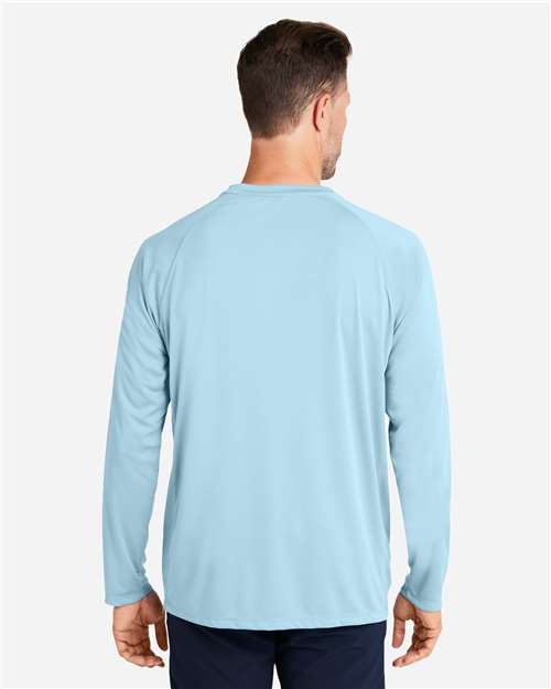 HUK H12L009 Men's LoPro Pursuit Long Sleeve T-Shirt - Plein Air - model back