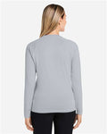 HUK H612L04 Women's LoPro Pursuit Long Sleeve T-Shirt - Harbor Mist - model back