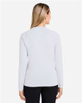 HUK H612L04 Women's LoPro Pursuit Long Sleeve T-Shirt - White - model back