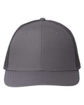 vineyard vines F001779 Performance Trucker Cap - Grey Harbor - front