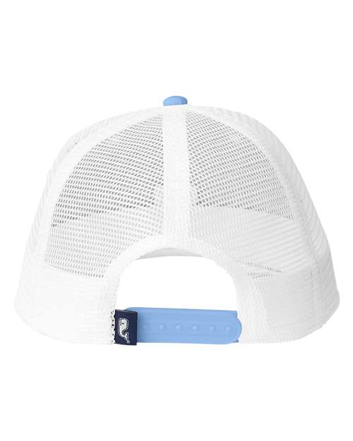 vineyard vines F001779 Performance Trucker Cap - Jake Blue - back