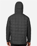 North End NE722 Unisex Aura Packable Anorak - Black - model back