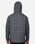 North End NE722 Unisex Aura Packable Anorak - Carbon - model back