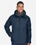 North End 88178 Men's Caprice 3-in-1 Jacket with Soft Shell Liner - Classic Navy - model front