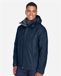 North End 88178 Men's Caprice 3-in-1 Jacket with Soft Shell Liner - Classic Navy - model side