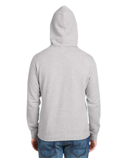 vineyard vines K002710 Unisex Hooded Sweatshirt - Grey Heather - model back