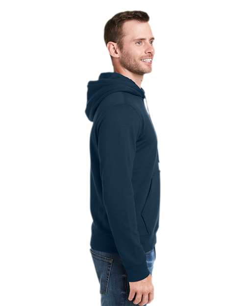 vineyard vines K002710 Unisex Hooded Sweatshirt - Vineyard Navy - model side