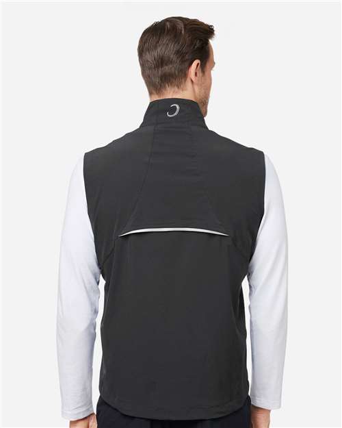 Zero Restriction W1009Z Men's Full-Zip Vest - Black - model back