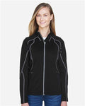 North End 78174 Women's Gravity Performance Fleece Jacket - Black - model front