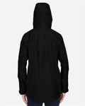 Team 365 TT86W Women's Dominator Waterproof Jacket - Black - model back