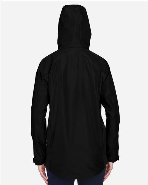 Team 365 TT86W Women's Dominator Waterproof Jacket - Black - model back