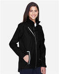 Team 365 TT86W Women's Dominator Waterproof Jacket - Black - model side