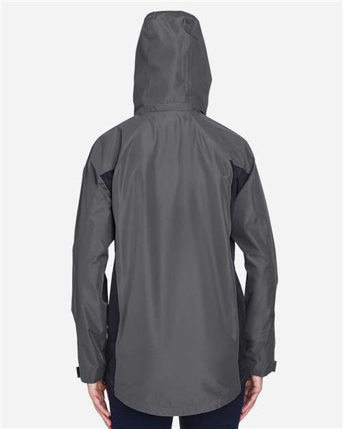 Team 365 TT86W Women's Dominator Waterproof Jacket - Sport Graphite - model back