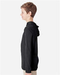 Team 365 TT41Y Youth Zone Performance Hooded T-Shirt - Black - model side