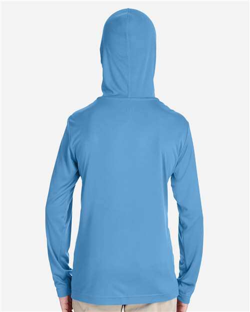 Team 365 TT41Y Youth Zone Performance Hooded T-Shirt - Sport Light Blue - model back