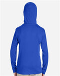 Team 365 TT41Y Youth Zone Performance Hooded T-Shirt - Sport Royal - model back