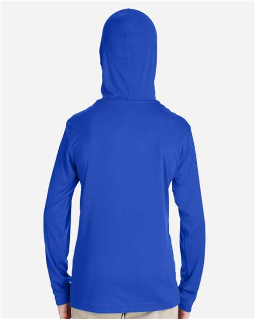 Team 365 TT41Y Youth Zone Performance Hooded T-Shirt - Sport Royal - model back