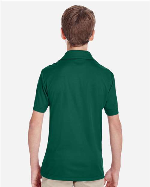 Team 365 TT51Y Youth Zone Performance Polo - Sport Forest - model back